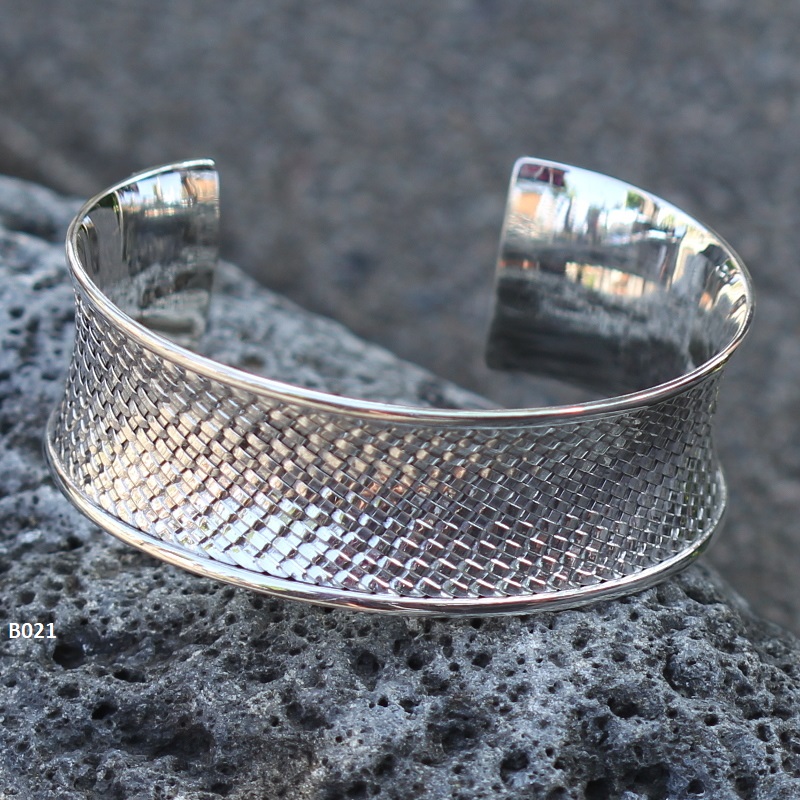 Sterling Silver Bracelets For Women Anyam B021W448 - Image 1
