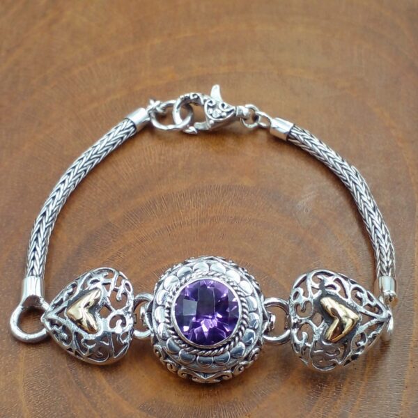 Minimalist Bali Gemstone Bracelet B553GAMW337