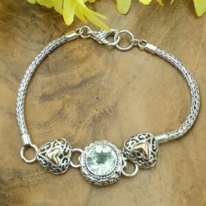 Minimalist Bali Gemstone Bracelet B553GAMW337 - Image 4