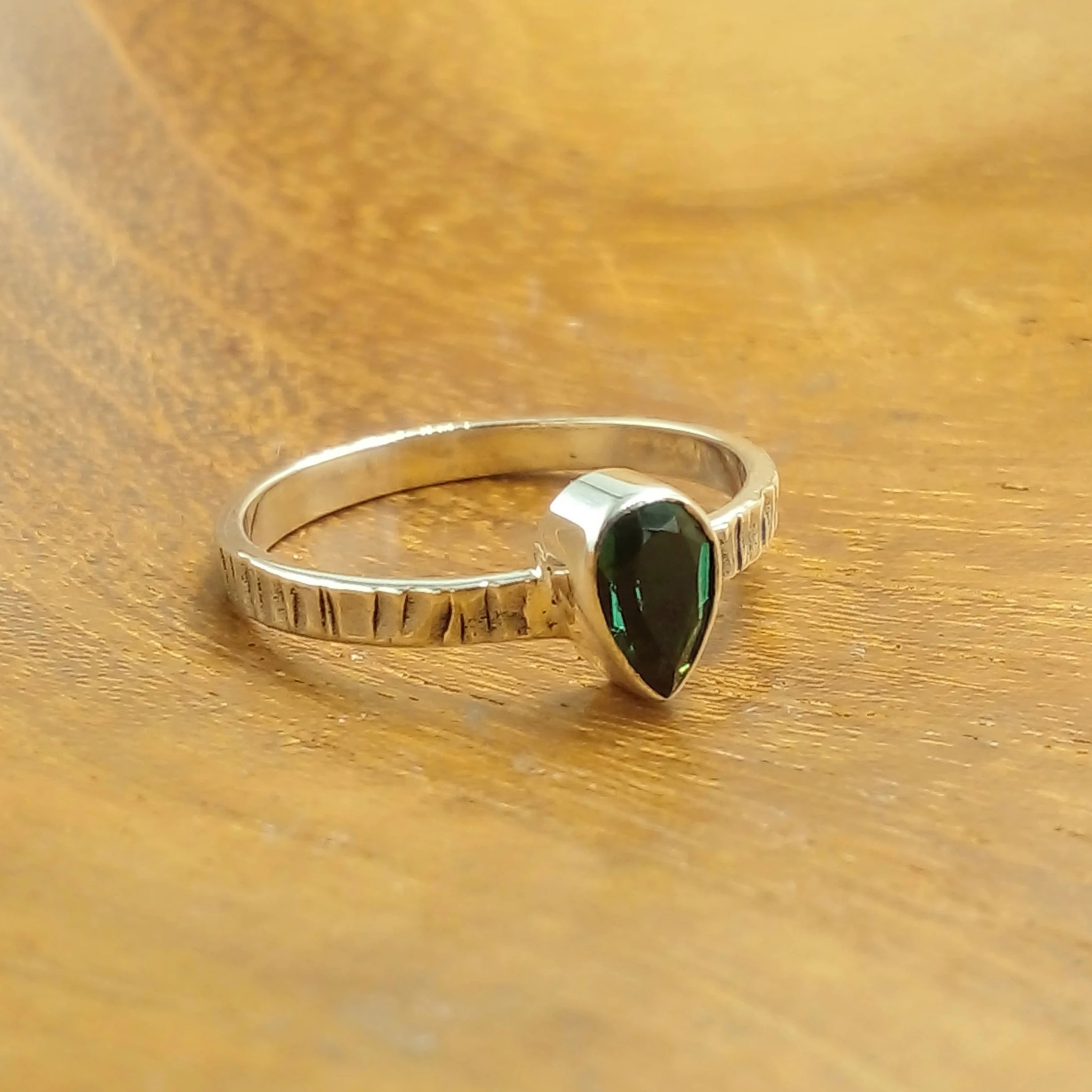 Hammer Ring With Gems R676RD-BTZW75 - Image 3