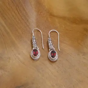 Silver Earrings With Gems E1810AMYW303 - Image 2
