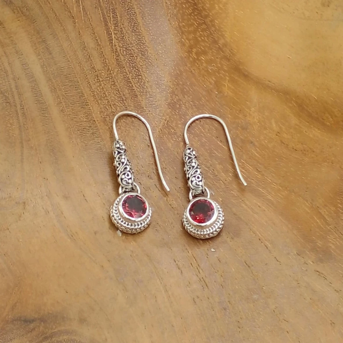 Silver Earrings With Gems E1811AMYW303 - Image 2