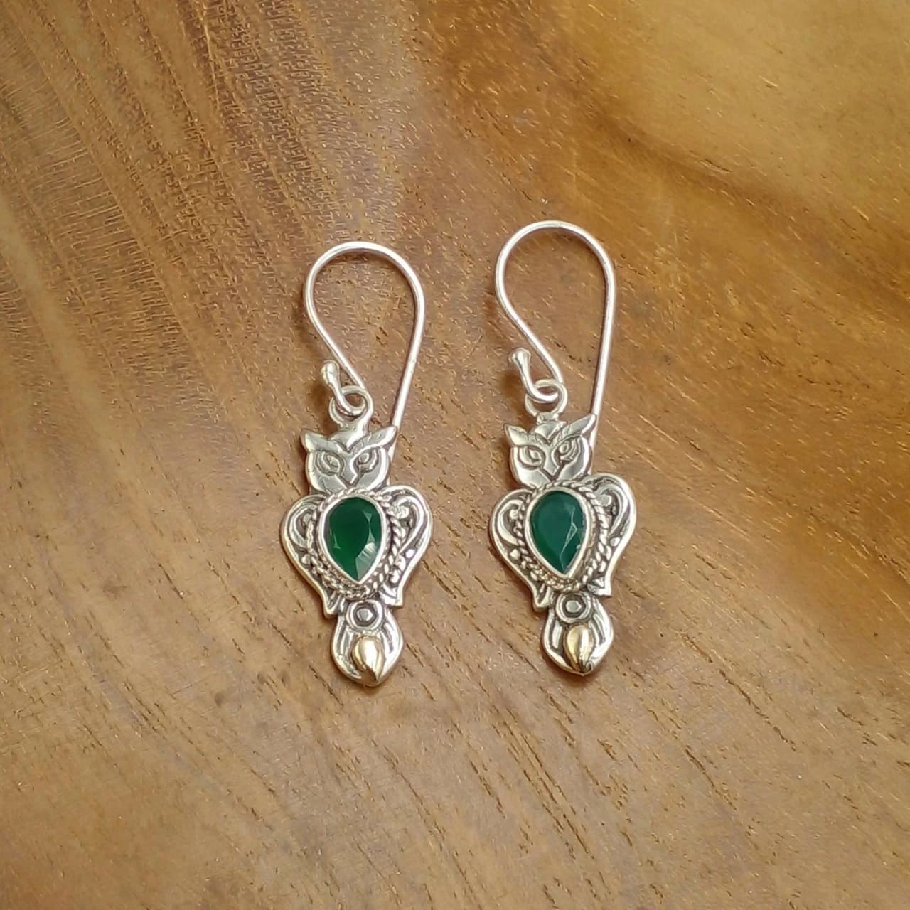 Silver Owl Earrings E1835AMYW220
